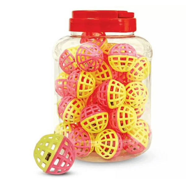 Игрушка Triol Мяч-погремушка пластик для кошек 4 см., 1 шт.