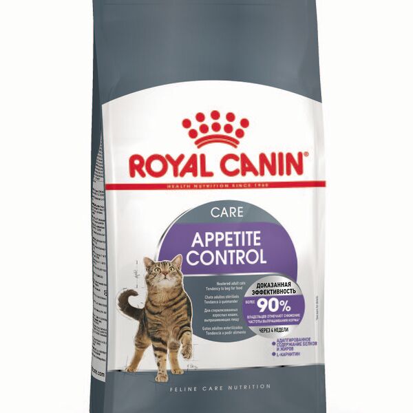 ROYAL CANIN для кошек сухой   400г Appetite Control предрасположенных к набору лишнего веса