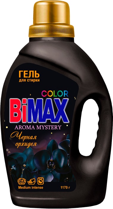 

Гель для стирки BiMAX Color Черная орхидея 1.17 кг
