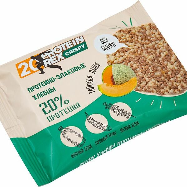 Протеиновое печенье Protein Rex Crispy Тайская дыня 55 г