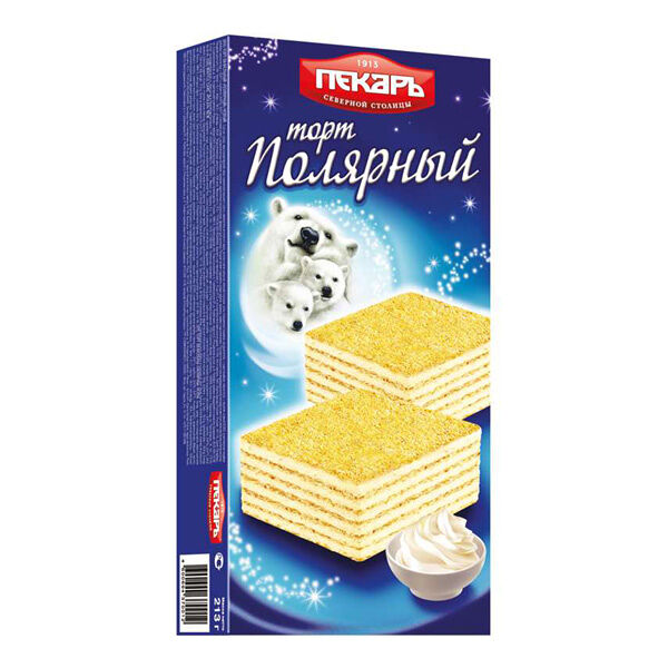 Торт вафельный Пекарь Полярный (Крупской)
