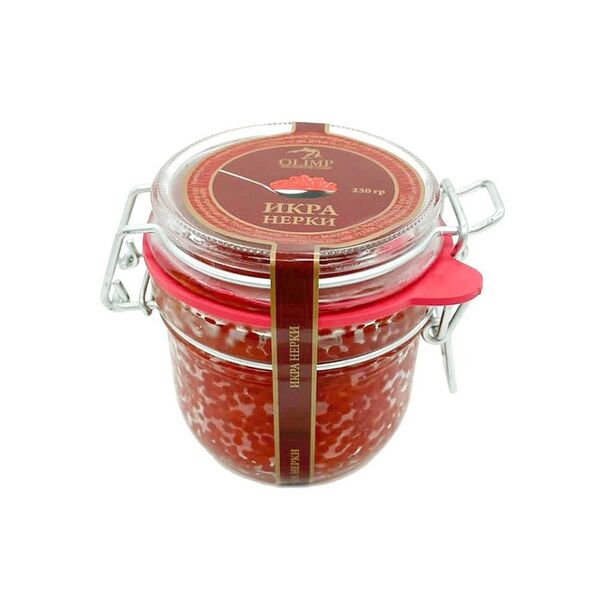Икра нерки лососёвая зернистая «Новая путина 2022», «Олимп»