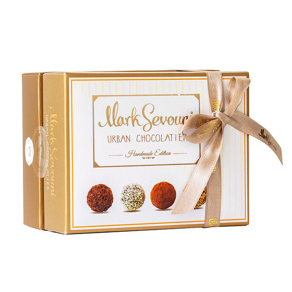 Набор шоколадных конфет Mark Sevouni Avantgarde сундучок золотой