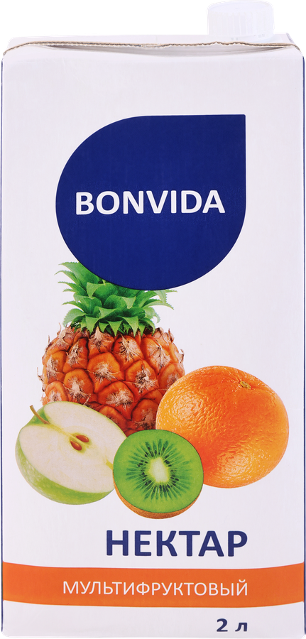 

Нектар Bonvida Мультифрукт 2 л