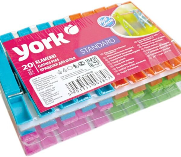 Прищепки York Стандарт 20шт