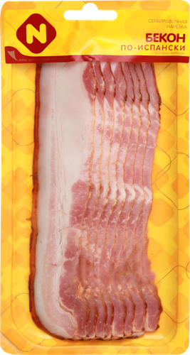 

Бекон Останкино по-испански копчено-вареное 150 г