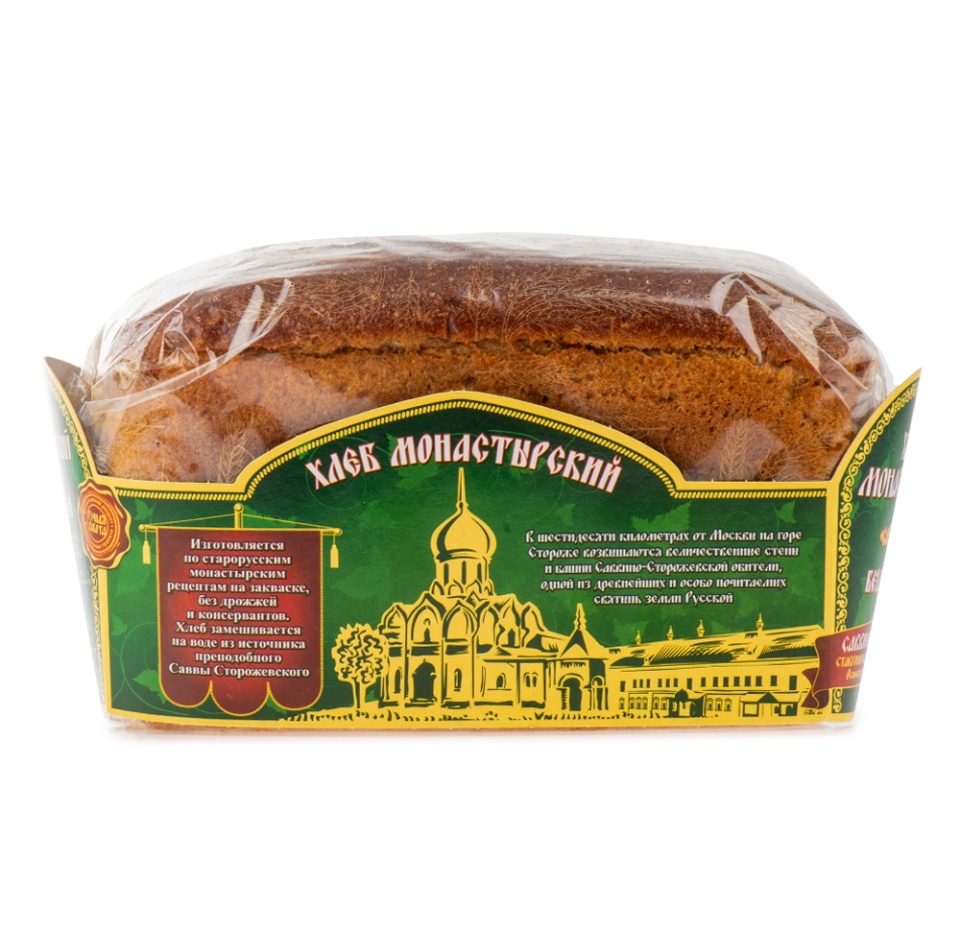 

Хлеб бездрожжевой «Саввинский», 680 г, «Монастырская трапеза», Московская область