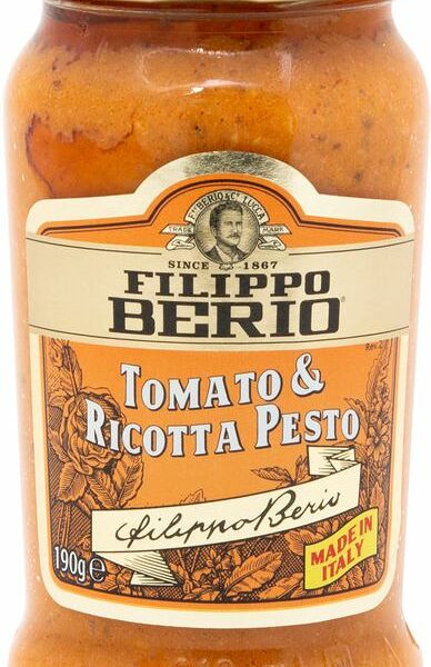 Соус Filippo Berio Песто с томатами и сыром рикотта, 190г