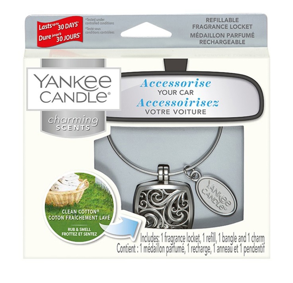 

Ароматизатор для авто квадратный "Чистый хлопок" Yankee candle, Китай