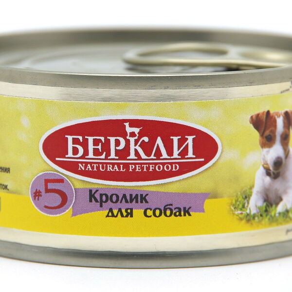 Беркли Кролик №5 консервы для собак 100 г