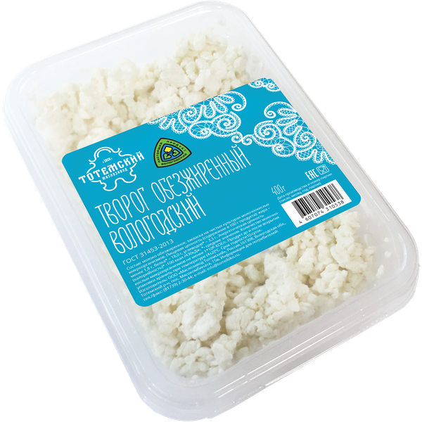 Творог Тотемский обезжиренный БЗМЖ