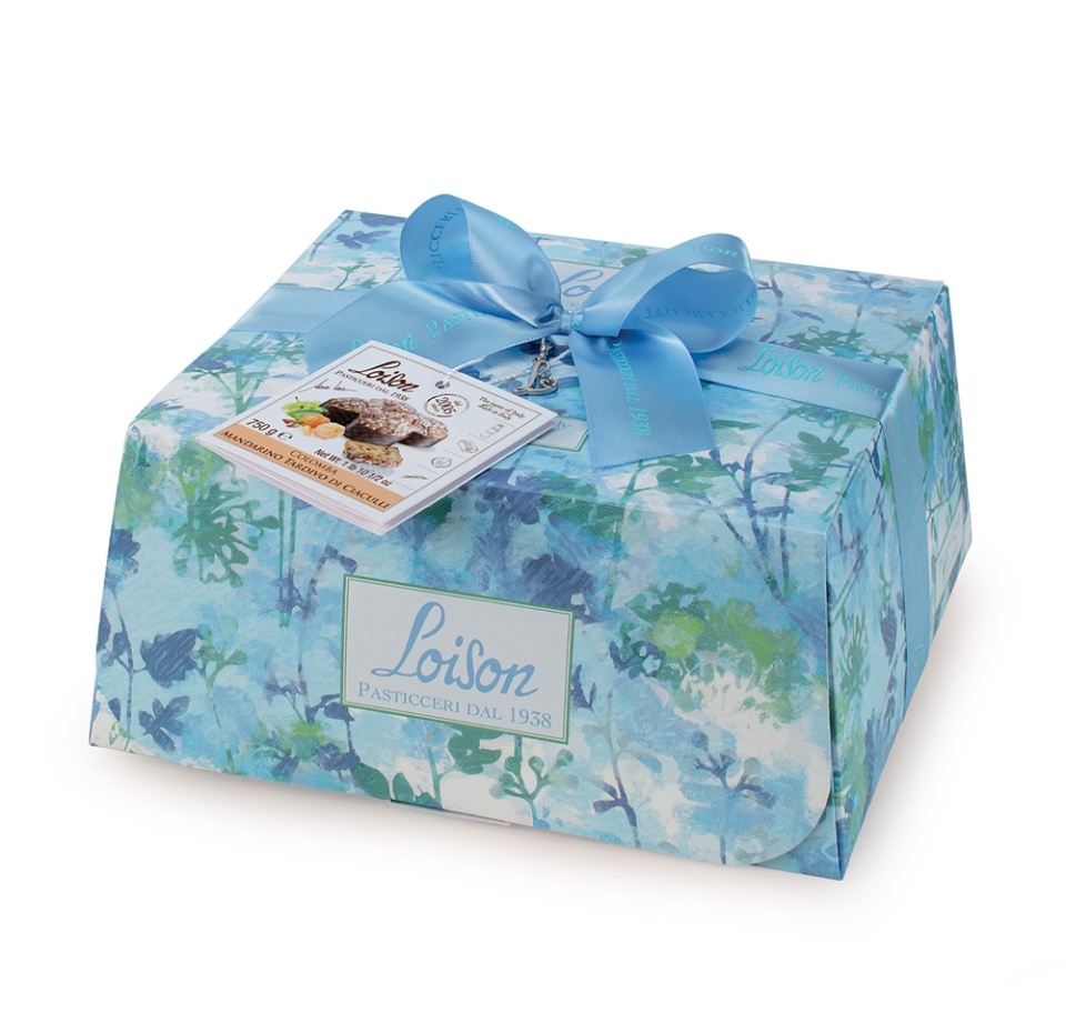 

Кулич классический с цукатами из мандаринов в подарочной коробке, Loison, 750 г, Италия