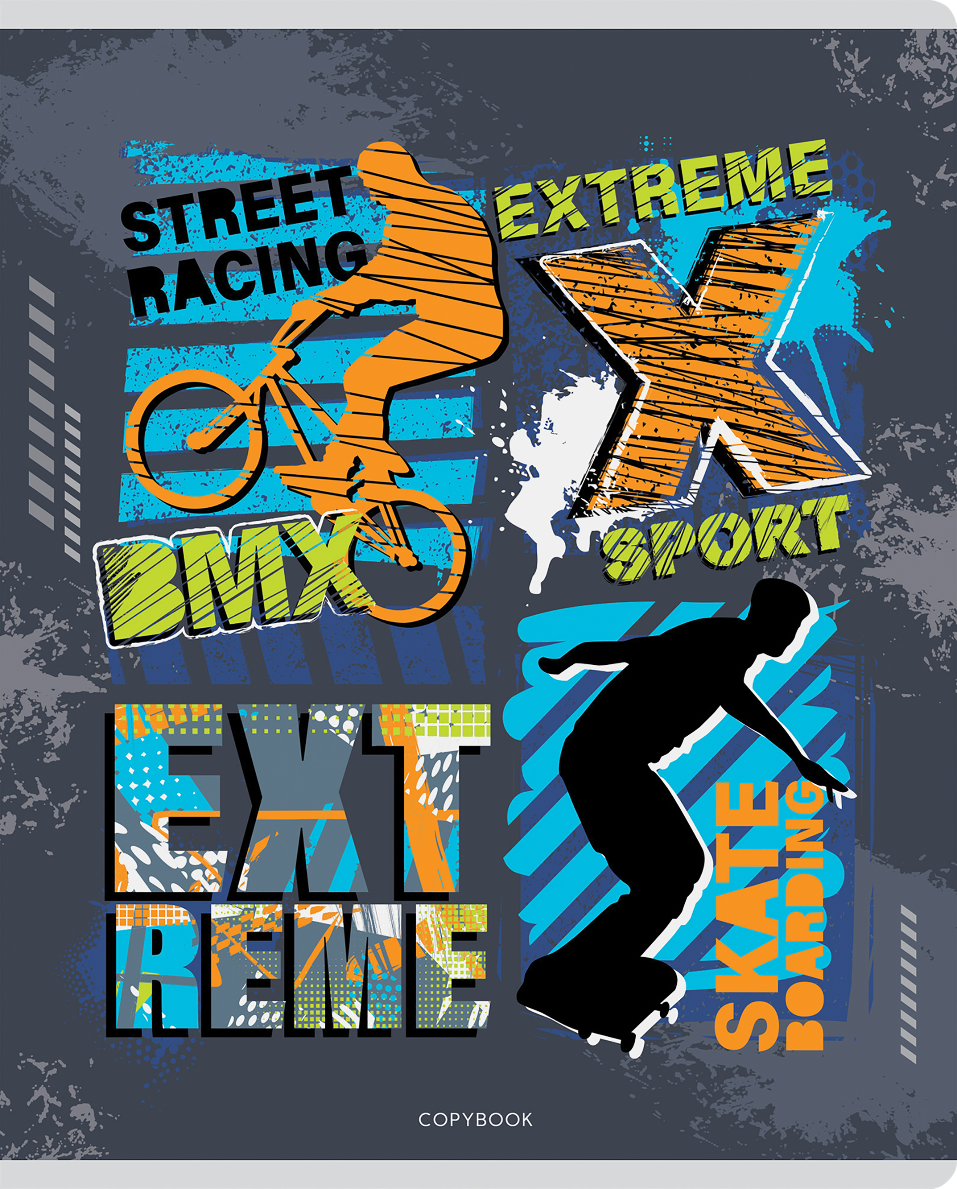 

Тетрадь ARTSPACE Стиль Extreme, А5, 48 листов, в линейку, в ассортименте