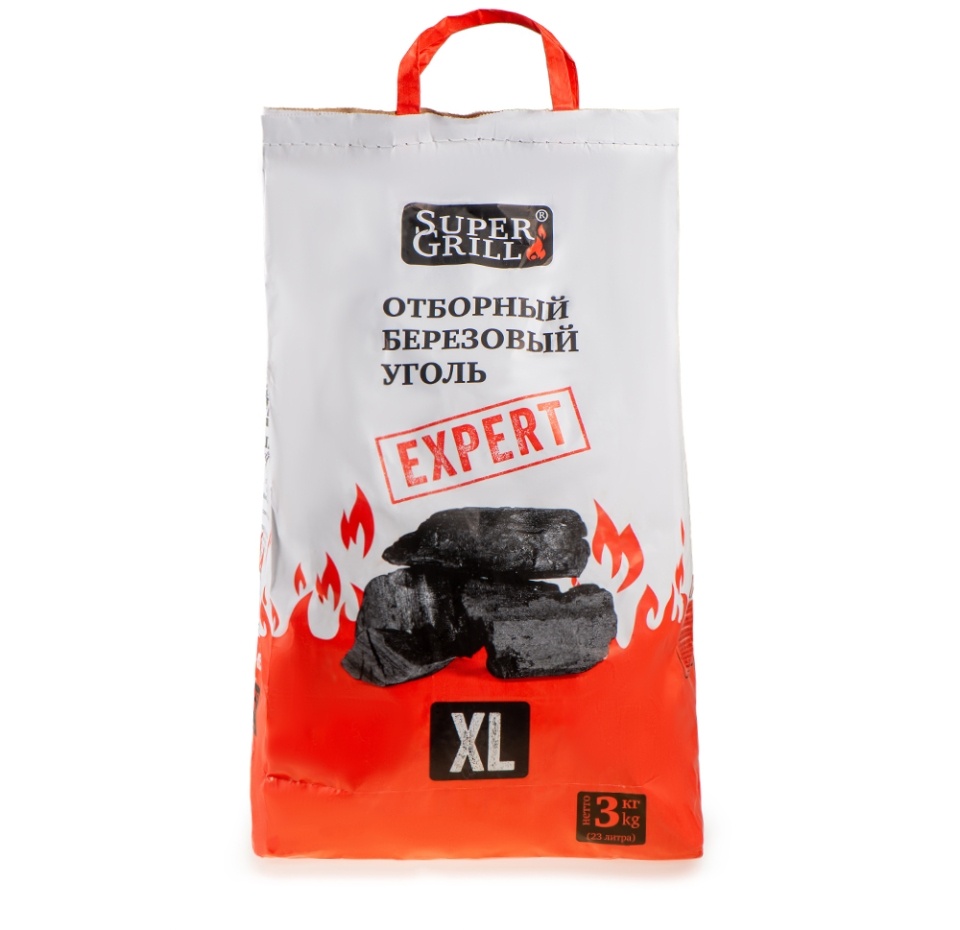 

Уголь березовый SuperGrill 3 кг