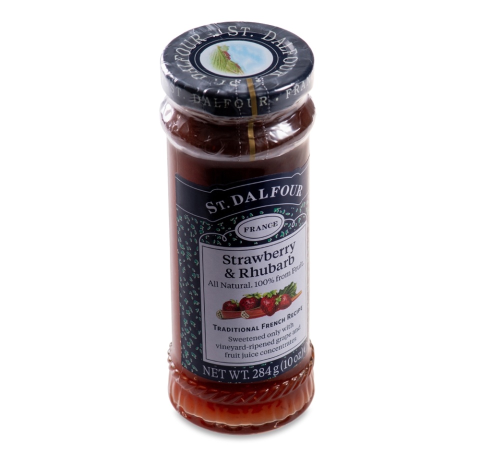 

Джем St.Dalfour клубничный c ревенем 284г