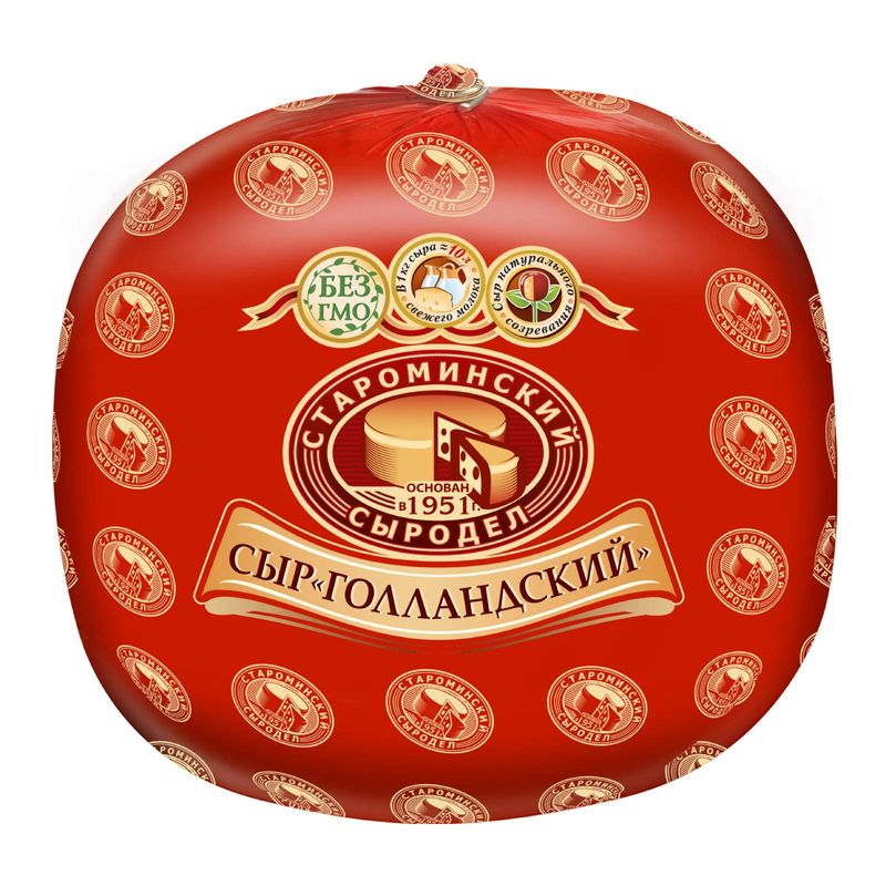 

Сыр Староминский сыродел Голландский 45% вес