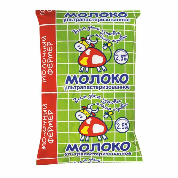 Молоко Молочный фермер ультрапастеризованное, 2.5%