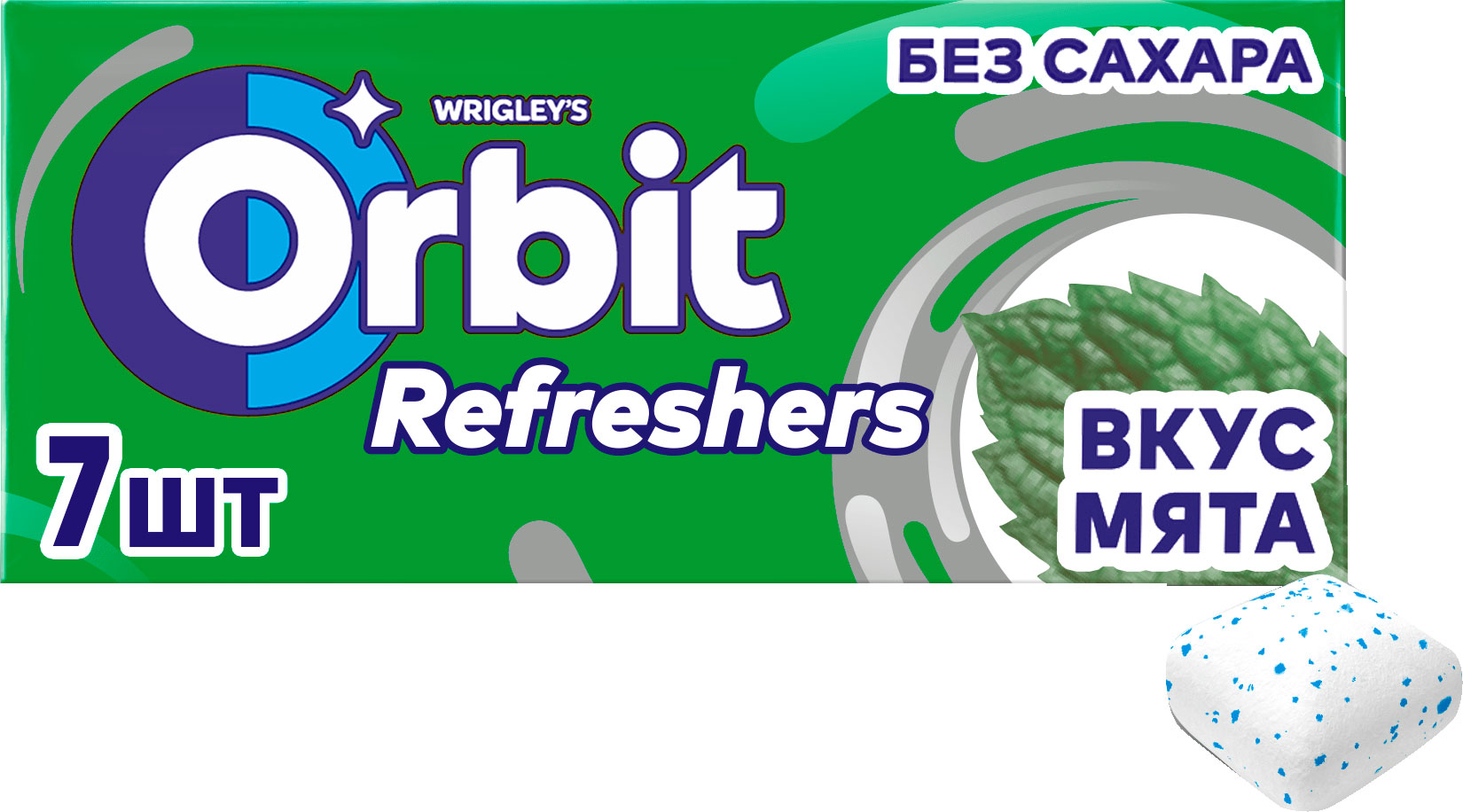 

Резинка Orbit Refreshers жевательная мята