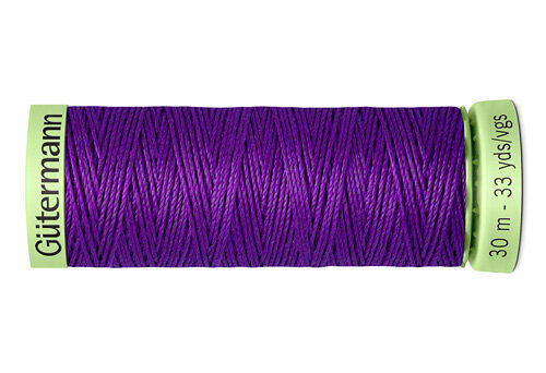 744506 Нить Top Stitch для отстрочки, 30м, 100% п/э Gutermann(392 фиолетовый джинс)