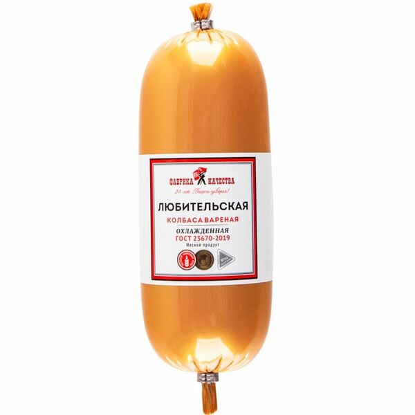 Колбаса вареная Фабрика качества Любительская