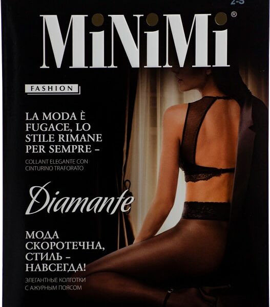 Колготки MiNiMi Diamante 40 Nero Черные Размер 2