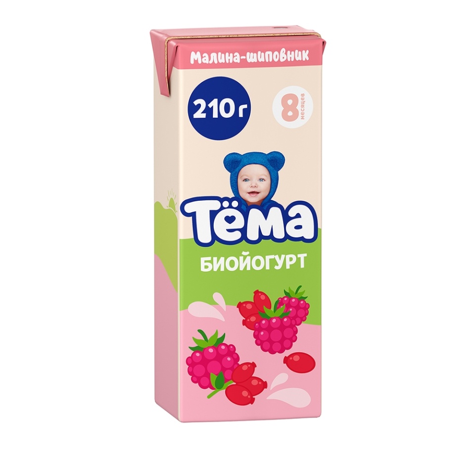 

Биойогурт питьевой детский Тёма шиповник-малина 2.8% 210 г