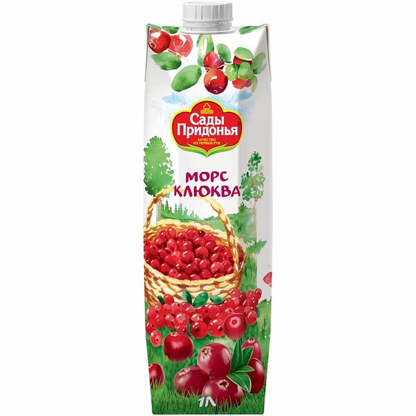 Морс - клюква ТМ Сады Придонья