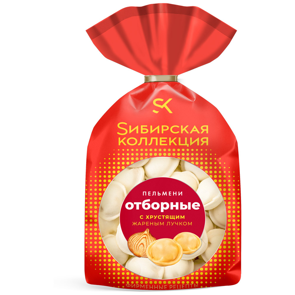 

Пельмени Сибирская коллекция Отборные с жареным хрустящим лучком 700 г