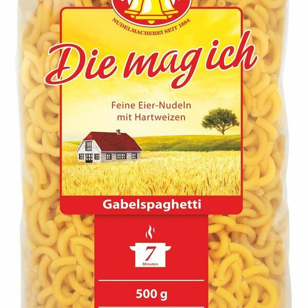 Макаронные изделия Gabelspaghetti 3 Glocken Die Mag Ich Feine Eier-Nudeln