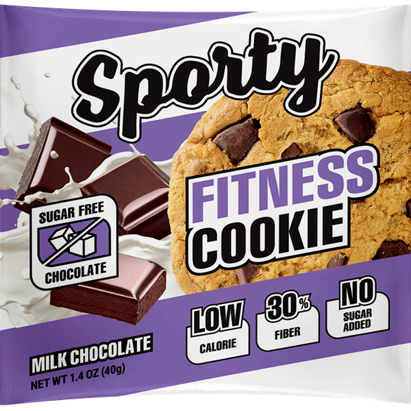 Печенье протеиновое SPORTY Protein Fitness Молочный шоколад, 40г