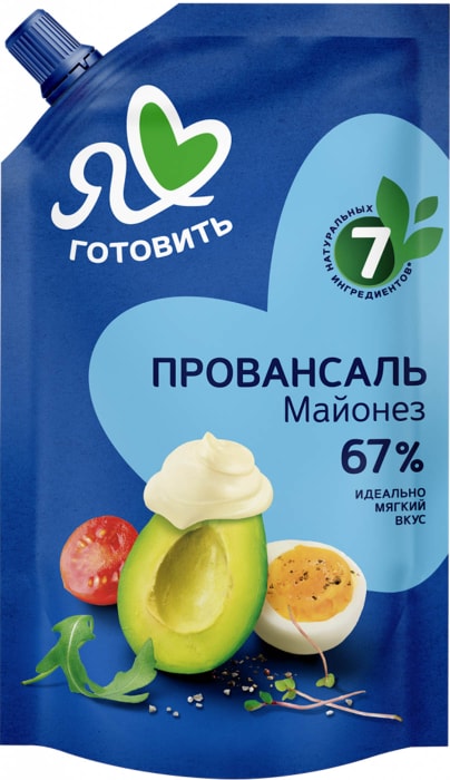 

Майонез Я люблю готовить Классический провансаль 67% 390 мл
