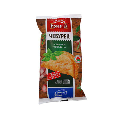 Чебурек жар Марьино со свин и гов мясосод зам 130г