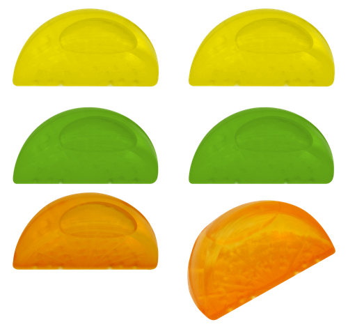 

Набор охладителей для напитков МультиДом Лимонные дольки, 6 шт.