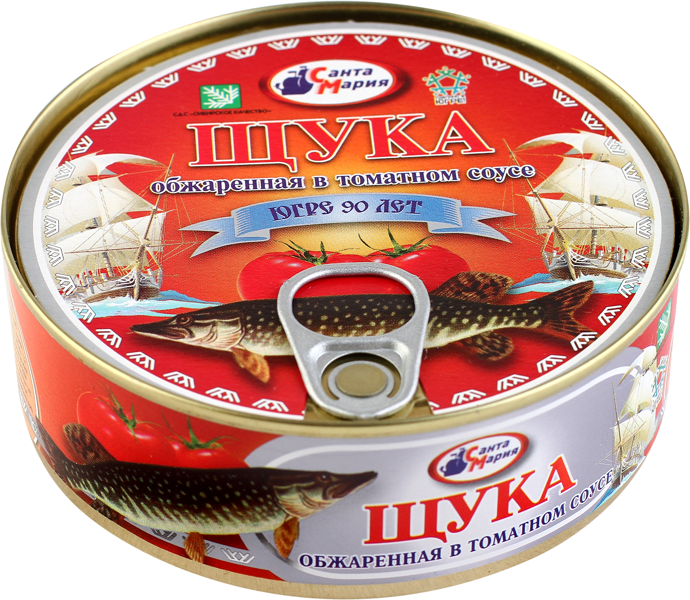 

Щука в томатном соусе Санта Мария обжаренная 230 г