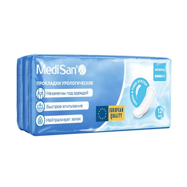 MediSan Normal прокладки урологические 12 шт