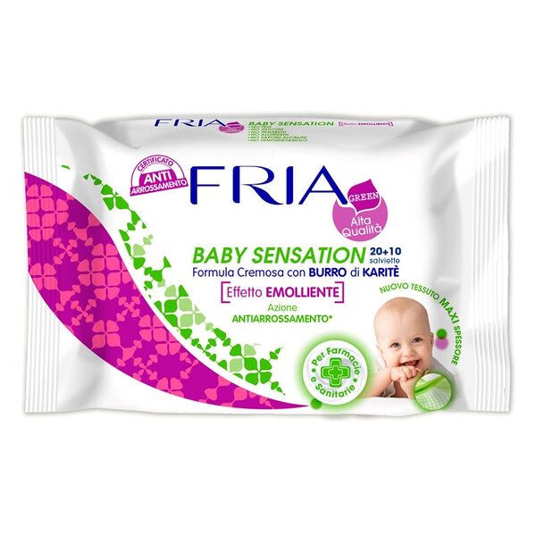 Салфетки влажные детские Fria Baby Sensation, 30 шт.