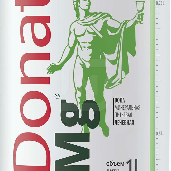 Вода Donat Mg минеральная лечебно-столовая газированная