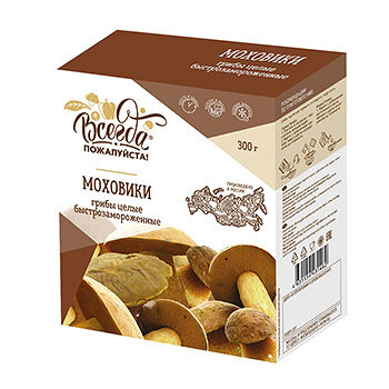 Грибы моховики целые быстрозамороженные, «Всегда пожалуйста»