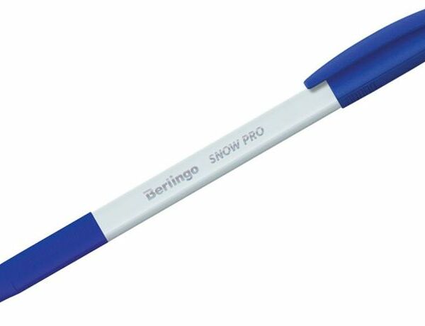 Ручка шариковая синяя Berlingo Snow Pro 0.7мм 1шт.
