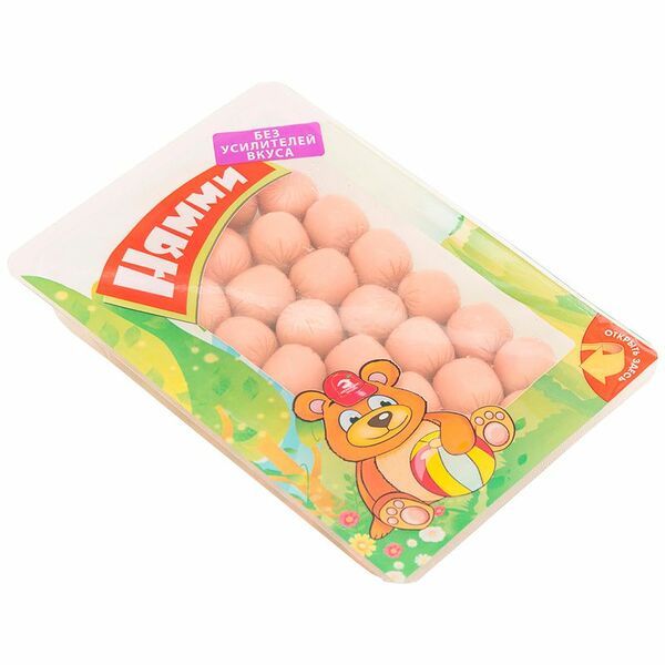 Колбаски варёные МД Бородина Крошка нямми, 240г