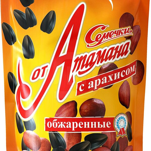 Семечки от Атамана с арахисом обжаренные 