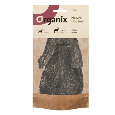 Лакомство для собак Organix рубец оленя 40 г