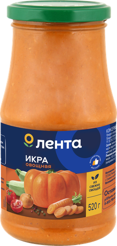 

Икра овощная ЛЕНТА