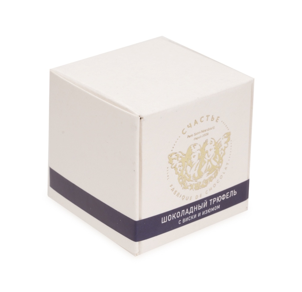

Конфеты Счастье Гранд трюфель с виски, изюмом и горьким шоколадом 50 г, Россия