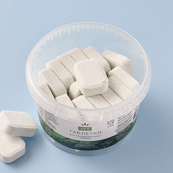 Таблетки для посудомоечных машин Спирулина, 30 шт