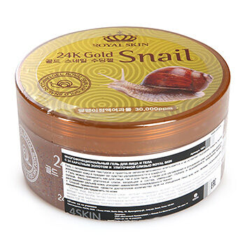 Гель для лица и тела Royal Skin 300 мл 24K Gold Snail