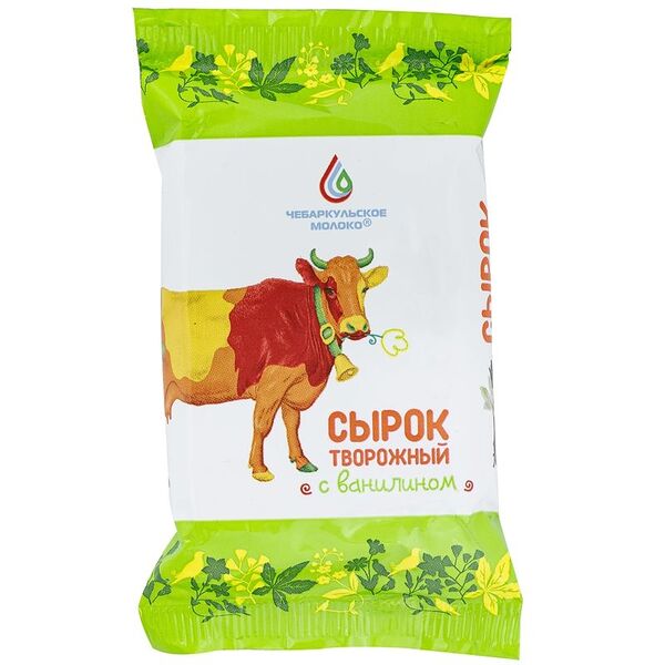 Сырок творожный сладкий с ванилином 15%, 100г