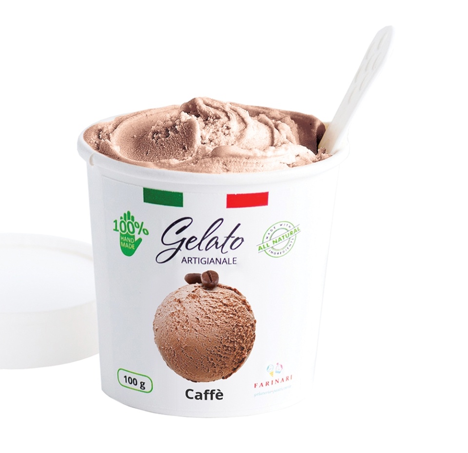 

Мороженое Farinari Gelato сливочное кофе в стаканчике 100 г