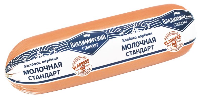 

Колбаса варёная Владимирский стандарт Молочная Стандарт вес