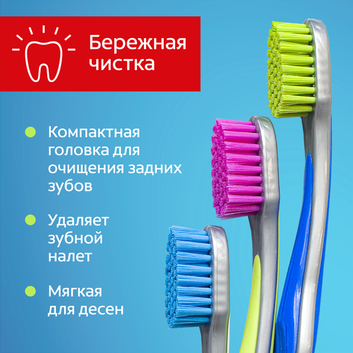

Зубная щетка Colgate ультрамягкая, цвет в ассортименте, 1 шт